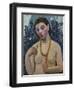 Self-Portrait (Half-Portrait, "Nude with Necklace") 1906-Paula Modersohn-Becker-Framed Giclee Print