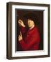 Self Portrait Holding a Mahlstick and Brush-Francis Hayman-Framed Giclee Print