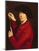 Self Portrait Holding a Mahlstick and Brush-Francis Hayman-Mounted Giclee Print