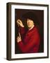 Self Portrait Holding a Mahlstick and Brush-Francis Hayman-Framed Giclee Print