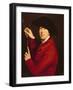 Self Portrait Holding a Mahlstick and Brush-Francis Hayman-Framed Giclee Print