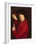 Self Portrait Holding a Mahlstick and Brush-Francis Hayman-Framed Giclee Print