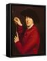 Self Portrait Holding a Mahlstick and Brush-Francis Hayman-Framed Stretched Canvas