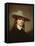 Self-Portrait in a Broad-Brimmed Hat, 1848-Anthony Frederick Augustus Sandys-Framed Stretched Canvas