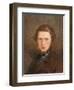 Self Portrait in a Brown Coat, C. 1844-Ford Madox Brown-Framed Premium Giclee Print