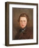 Self Portrait in a Brown Coat, C. 1844-Ford Madox Brown-Framed Giclee Print