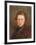 Self Portrait in a Brown Coat, C. 1844-Ford Madox Brown-Framed Giclee Print