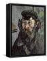 Self-Portrait in a Casquette-Paul Cézanne-Framed Stretched Canvas