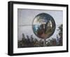 Self portrait in a glass ball, 1918-Axel Hjalmar Ender-Framed Giclee Print