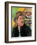 Self Portrait in a Hat, 1893-94-Paul Gauguin-Framed Giclee Print