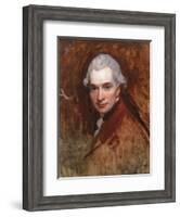 Self Portrait in a Red Coat, C.1770-George Romney-Framed Giclee Print