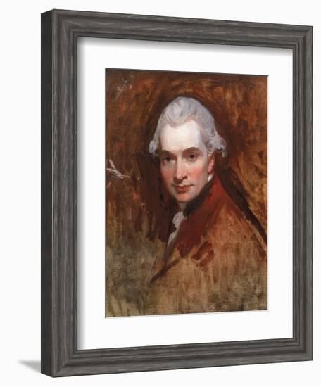 Self Portrait in a Red Coat, C.1770-George Romney-Framed Giclee Print