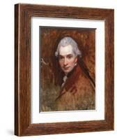 Self Portrait in a Red Coat, C.1770-George Romney-Framed Giclee Print