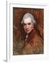 Self Portrait in a Red Coat, C.1770-George Romney-Framed Giclee Print