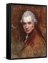 Self Portrait in a Red Coat, C.1770-George Romney-Framed Stretched Canvas