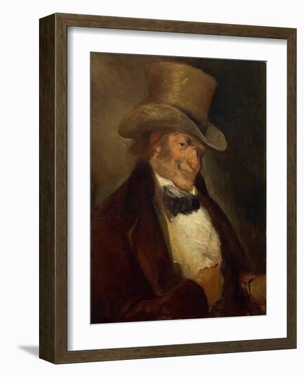 Self Portrait in a Top Hat by Francisco De Goya-null-Framed Giclee Print