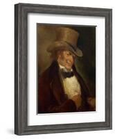 Self Portrait in a Top Hat by Francisco De Goya-null-Framed Giclee Print