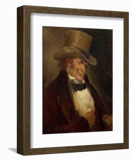 Self Portrait in a Top Hat by Francisco De Goya-null-Framed Giclee Print