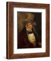 Self Portrait in a Top Hat by Francisco De Goya-null-Framed Giclee Print