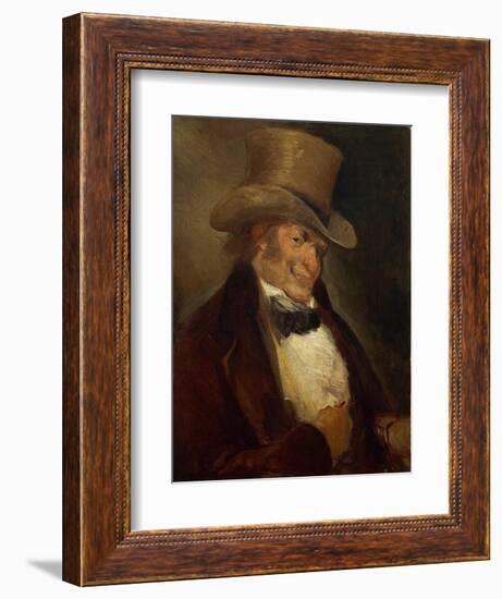 Self Portrait in a Top Hat by Francisco De Goya-null-Framed Giclee Print