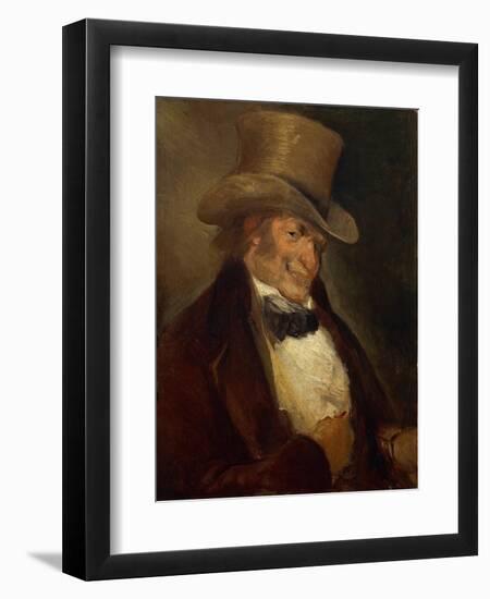 Self Portrait in a Top Hat by Francisco De Goya-null-Framed Giclee Print