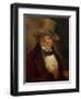 Self Portrait in a Top Hat by Francisco De Goya-null-Framed Giclee Print
