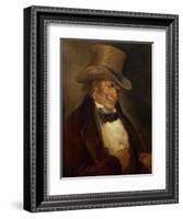 Self Portrait in a Top Hat by Francisco De Goya-null-Framed Giclee Print