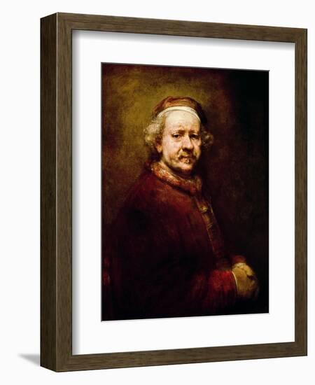 Self Portrait in at the Age of 63, 1669-Rembrandt van Rijn-Framed Giclee Print