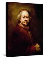 Self Portrait in at the Age of 63, 1669-Rembrandt van Rijn-Stretched Canvas