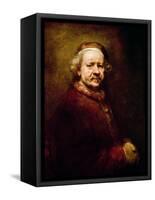 Self Portrait in at the Age of 63, 1669-Rembrandt van Rijn-Framed Stretched Canvas