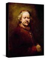 Self Portrait in at the Age of 63, 1669-Rembrandt van Rijn-Stretched Canvas