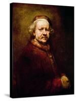 Self Portrait in at the Age of 63, 1669-Rembrandt van Rijn-Stretched Canvas