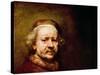 Self Portrait in at the Age of 63, 1669-Rembrandt van Rijn-Stretched Canvas