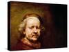 Self Portrait in at the Age of 63, 1669-Rembrandt van Rijn-Stretched Canvas