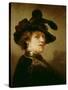 Self Portrait in Fancy Dress, 1635-36-Rembrandt van Rijn-Stretched Canvas