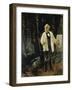 Self-Portrait in Forest of Fontainebleau-Giuseppe Palizzi-Framed Giclee Print