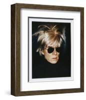 Self-Portrait in Fright Wig, 1986-Andy Warhol-Framed Giclee Print