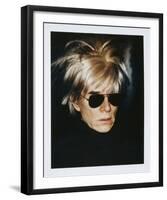 Self-Portrait in Fright Wig, 1986-Andy Warhol-Framed Art Print