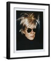 Self-Portrait in Fright Wig, 1986-Andy Warhol-Framed Art Print