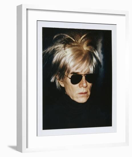 Self-Portrait in Fright Wig, 1986-Andy Warhol-Framed Art Print