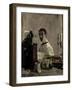 Self-Portrait in Front of a Mirror-Henri de Toulouse-Lautrec-Framed Giclee Print