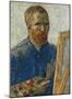 Self Portrait in Front of Easel-Vincent van Gogh-Mounted Art Print