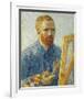 Self-Portrait in Front of the Easel, 1888-Vincent Van Gogh-Framed Giclee Print