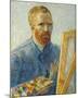 Self-Portrait in Front of the Easel, 1888-Vincent Van Gogh-Mounted Giclee Print
