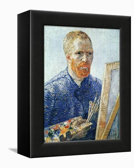 Self-Portrait in front of the Easel, c.1888-Vincent van Gogh-Framed Stretched Canvas