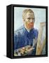 Self-Portrait in front of the Easel, c.1888-Vincent van Gogh-Framed Stretched Canvas