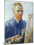 Self-Portrait in front of the Easel, c.1888-Vincent van Gogh-Mounted Giclee Print