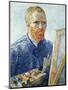 Self-Portrait in front of the Easel, c.1888-Vincent van Gogh-Mounted Premium Giclee Print