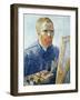 Self-Portrait in front of the Easel, c.1888-Vincent van Gogh-Framed Giclee Print