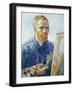 Self-Portrait in front of the Easel, c.1888-Vincent van Gogh-Framed Giclee Print